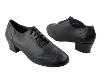 dansschoenen zwart leder  